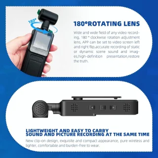 Vlogcamera 4K 40MP WLAN voor reizen en outdoor - ShopVlot