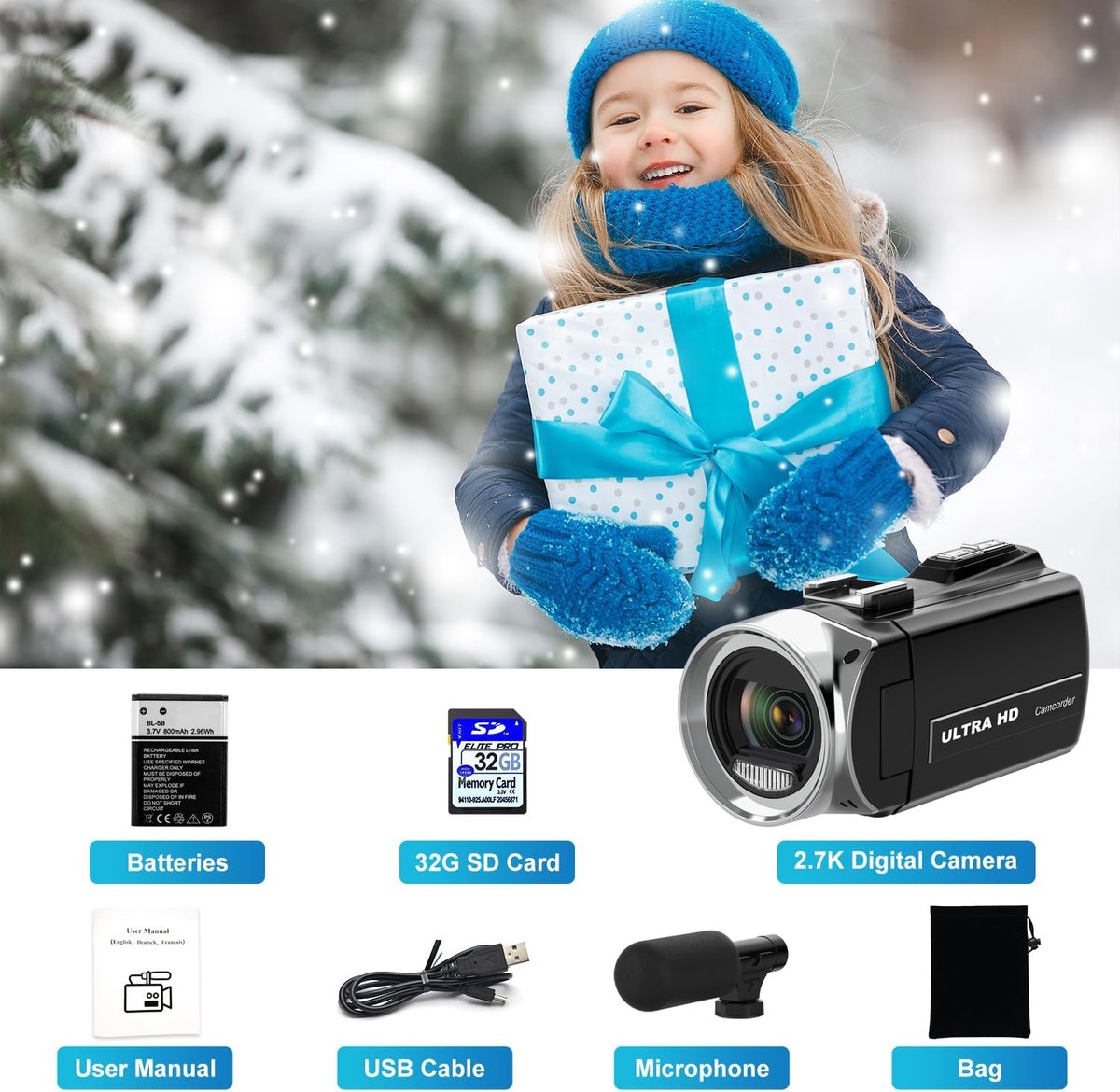 Vlogcamera Beginnersmodel met Scherm