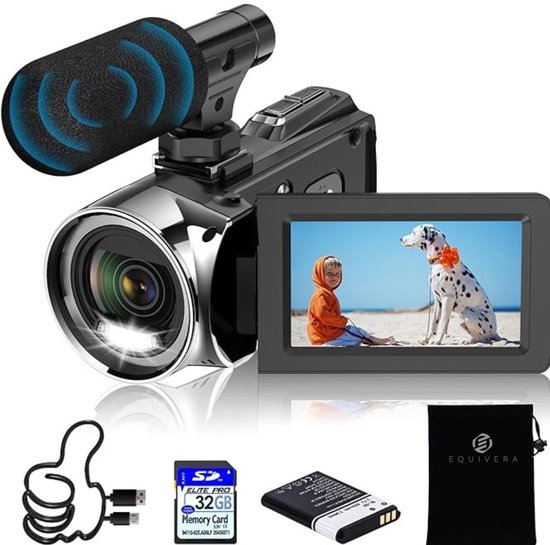 Vlogcamera Beginnersmodel met Scherm