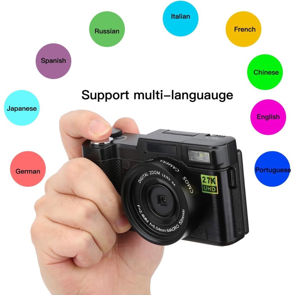 Vlogcamera Beginningscreen