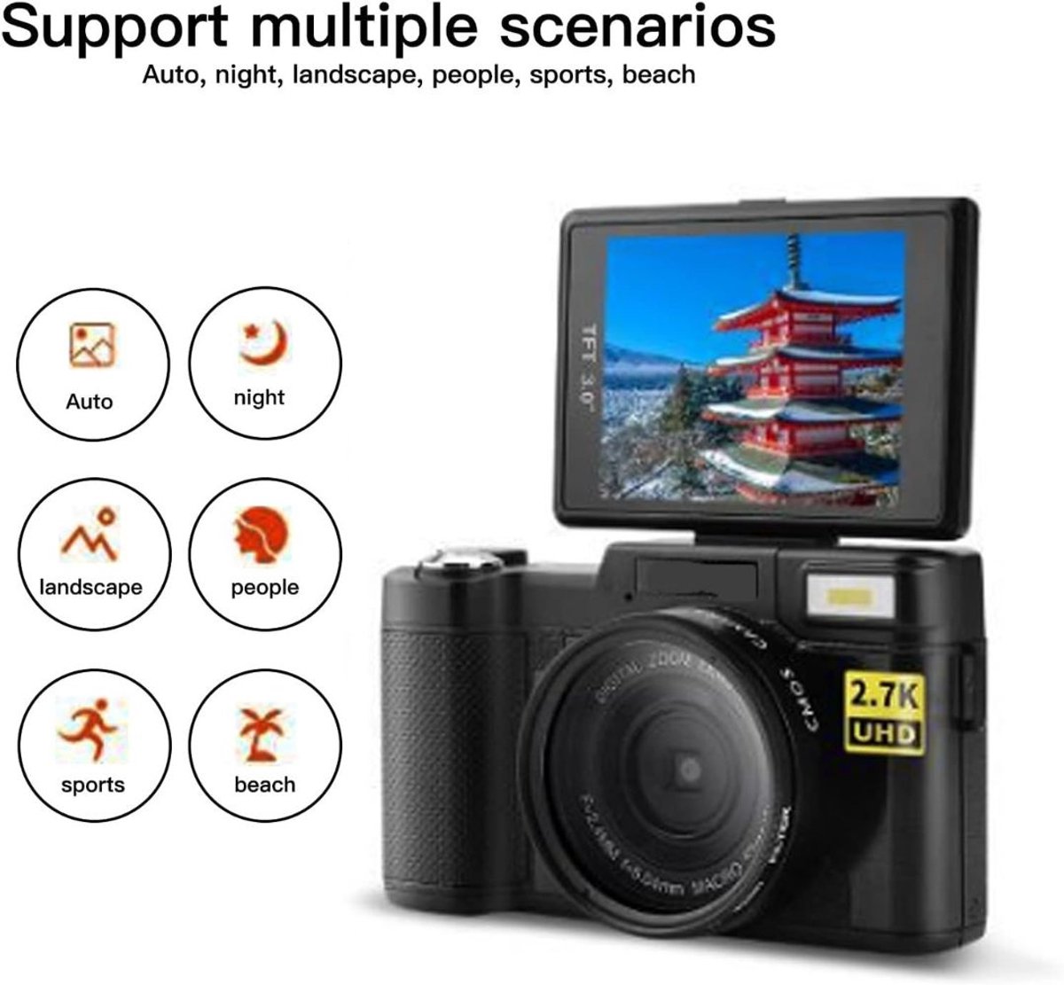 Vlogcamera Beginningscreen