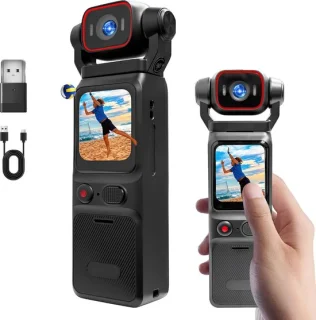 Vloggingcamera 4K met 6-assige stabilisatie – ShopVlot