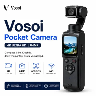 Wat vinden we goed aan de Vosoi pocket camera actiecamera