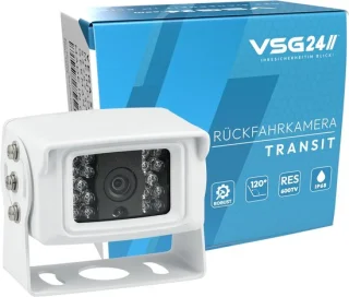 VSG 24 23132 Transporter achteruitrijcamera, zwaar uitgevoerd, inclusief adapterkabel