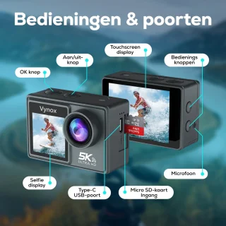 Vynox Action Camera 5K