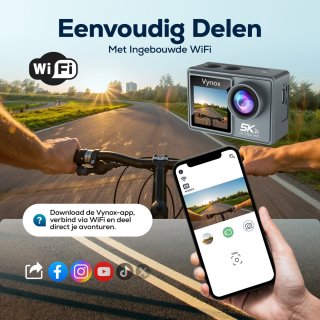 Vynox Action Camera 5K