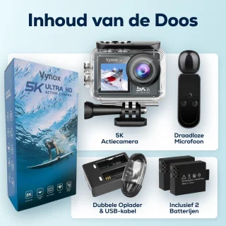 Vynox Action Camera 5K