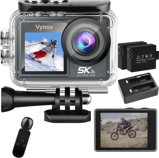 Vynox 5K Action Camera: Haarscherpe Beelden voor Avontuurlijke Makers