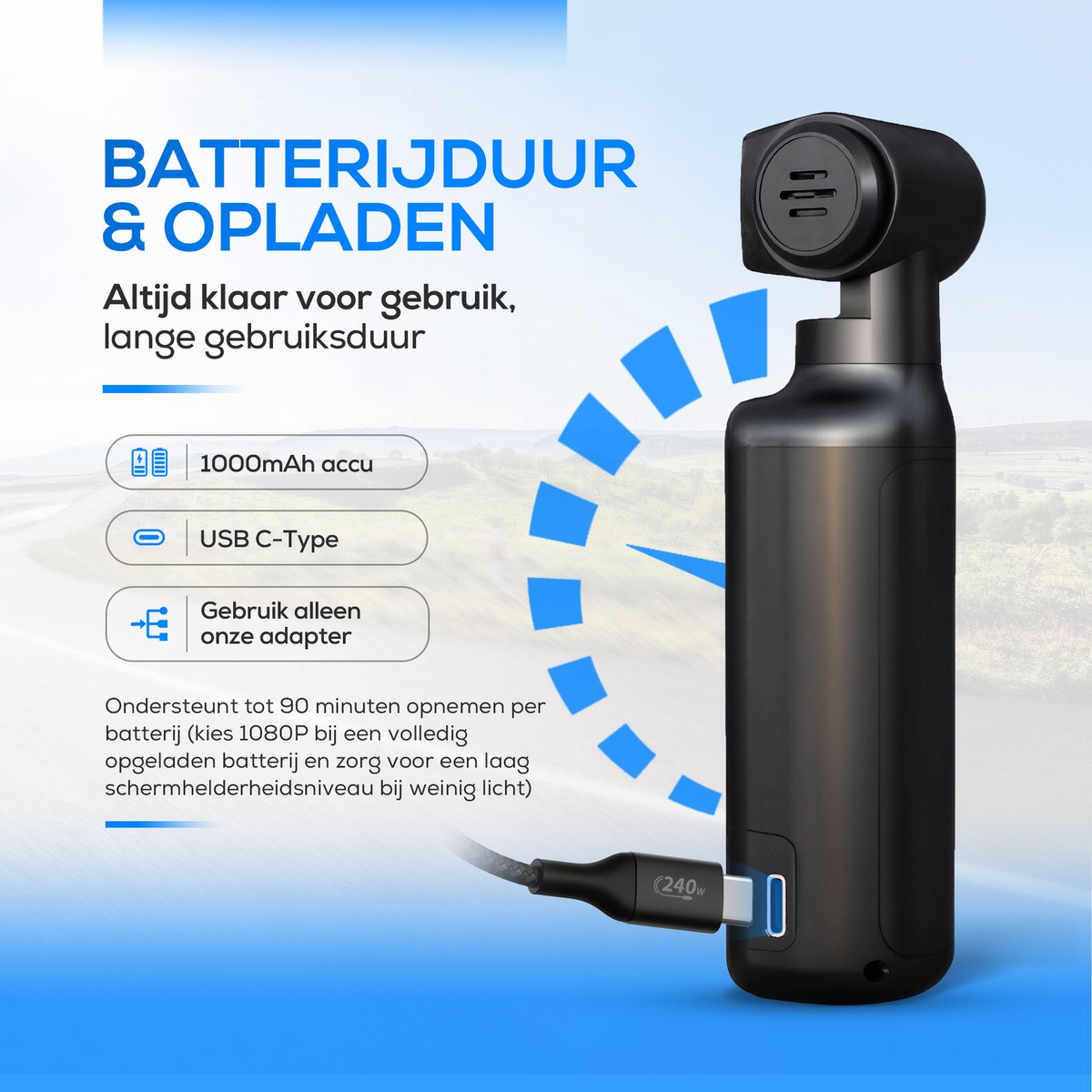 Vynox Pocket Camera 5K Action Camera