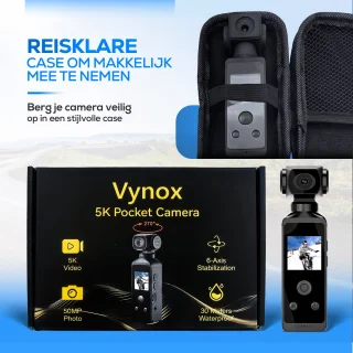 Vynox Pocket Camera 5K Action Camera