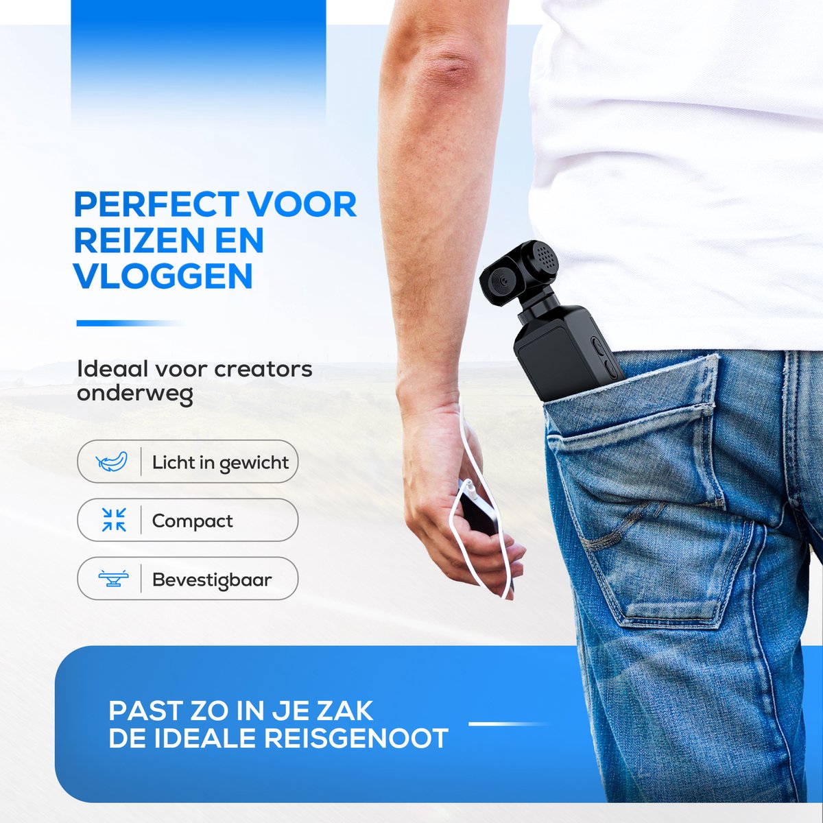 Vynox Pocket Camera 5K Action Camera