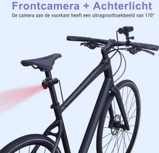 Waterdichte HD Actiecamera 170° Fisheye Nachtzicht Voor Fiets & Motorfiets