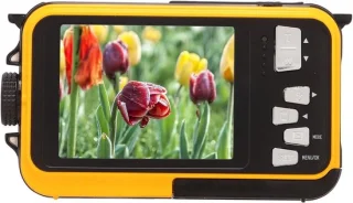 Waterproof digitale camera 2.7K 48MP geel ShopVlot