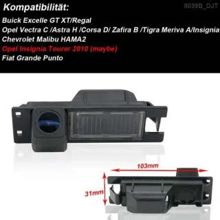 Waterproof nachtzicht camera voor kentekenplaat Buick New Lacrosse/Opel - ShopVlot