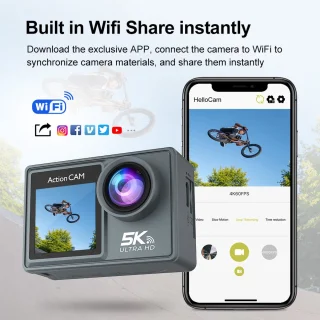 Wazomo Actioncamera 5K