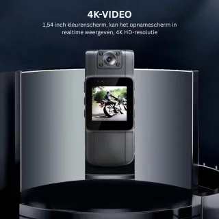 White-Label® Bodycam Actioncam Zwart