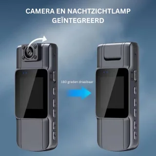 White-Label® Bodycam Actioncam Zwart