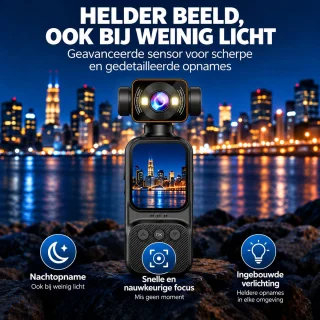 Wat vinden we goed aan de WINNES Pocket Camera - Actioncamera