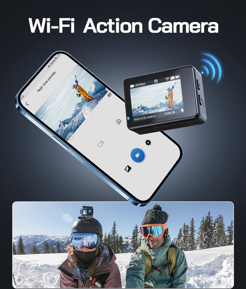WOLFANG GA120 4K Action Camera
