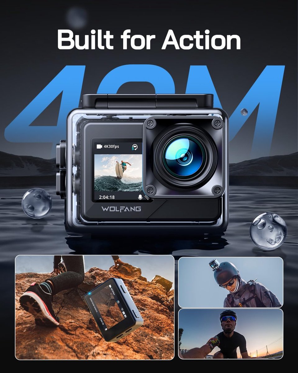 WOLFANG GA120 4K Action Camera