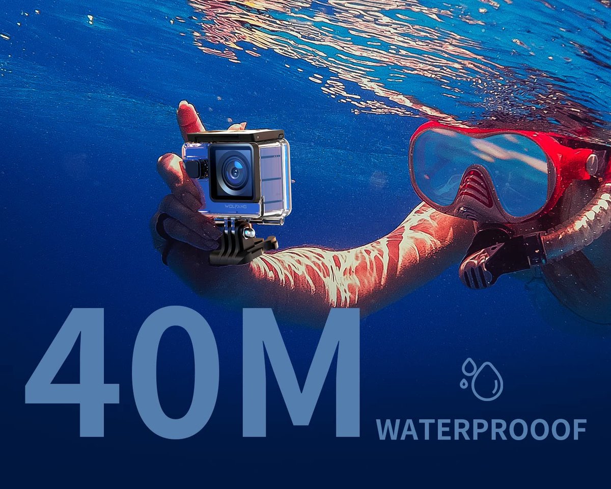 WOLFANG GA300 4K Action Camera