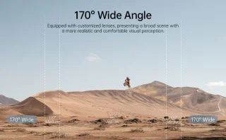 WOLFANG GA420 Action Camera 4K 60FPS 24MP Touchscreen WiFi