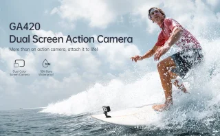 WOLFANG GA420 Action Camera 4K 60FPS 24MP Touchscreen WiFi