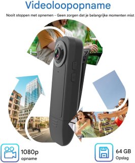 Wat vinden we goed aan de Ynkkvre Bodycam - Lichaamscamera Set