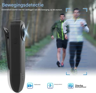 Ynkkvre Bodycam - Lichaamscamera Set