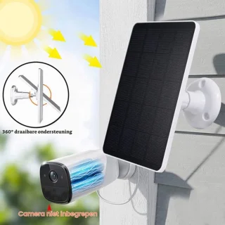 Zonnepaneel voor camera met type C-uitgang