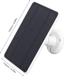 Zonnepaneel voor camera, type C-uitgang 10W cam-batterijlader