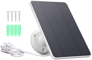 Zonnepaneel voor camera, type C-uitgang 10W cam-batterijlader