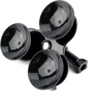 Zuignap 3x houder voor GoPro Hero 3/3+/4
