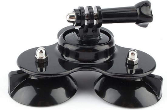 Zuignap 3x houder voor GoPro Hero 3/3+/4 review