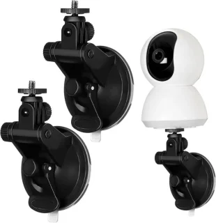 Zuignap camer houder, 2-pack