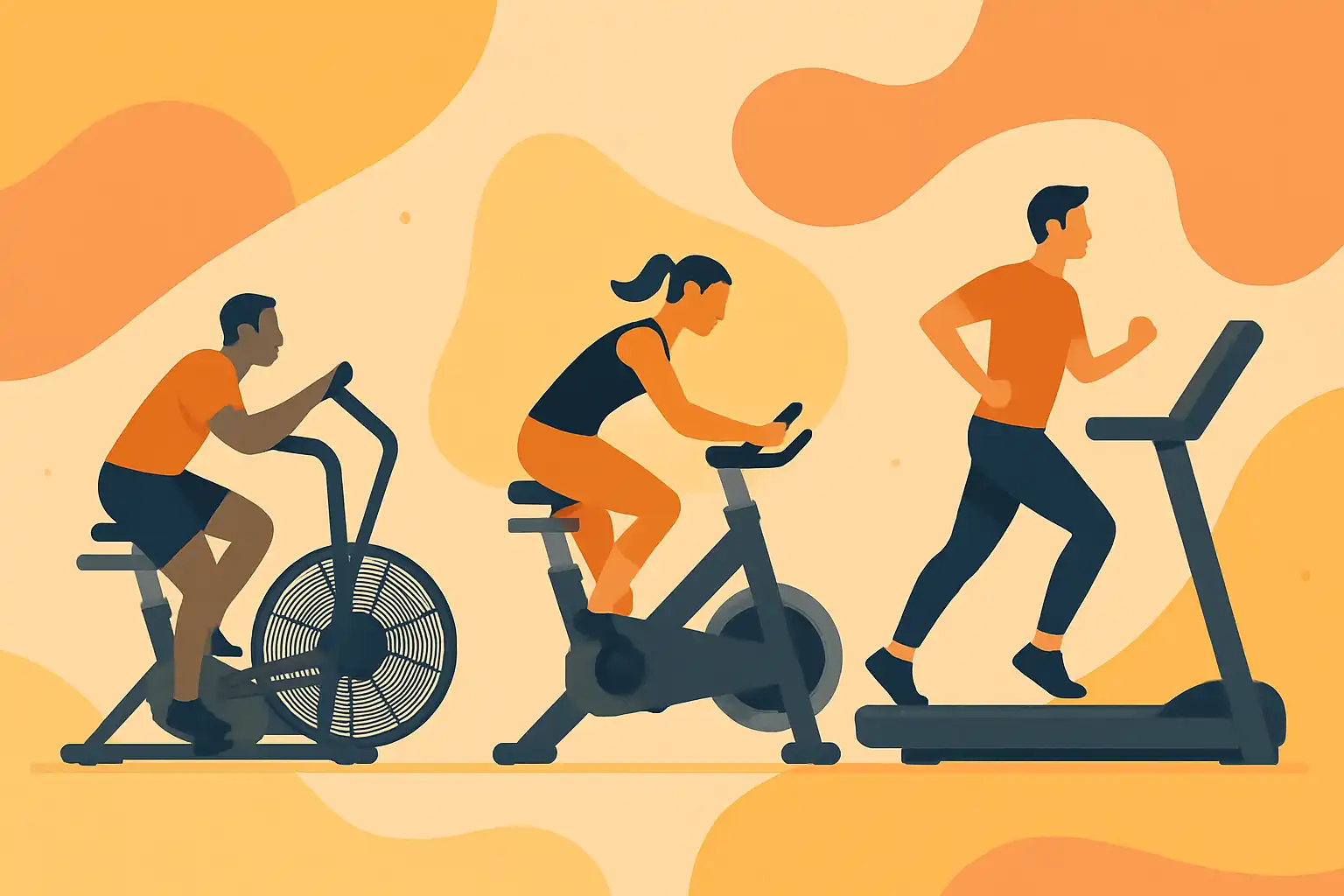 Airbike, spinbike of loopband: welke cardio-machine past het beste bij jouw doelen?