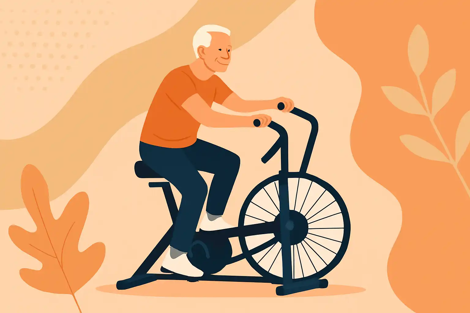 Airbike training voor 50-plussers: zo bouw je veilig conditie op zonder gewrichtsstress