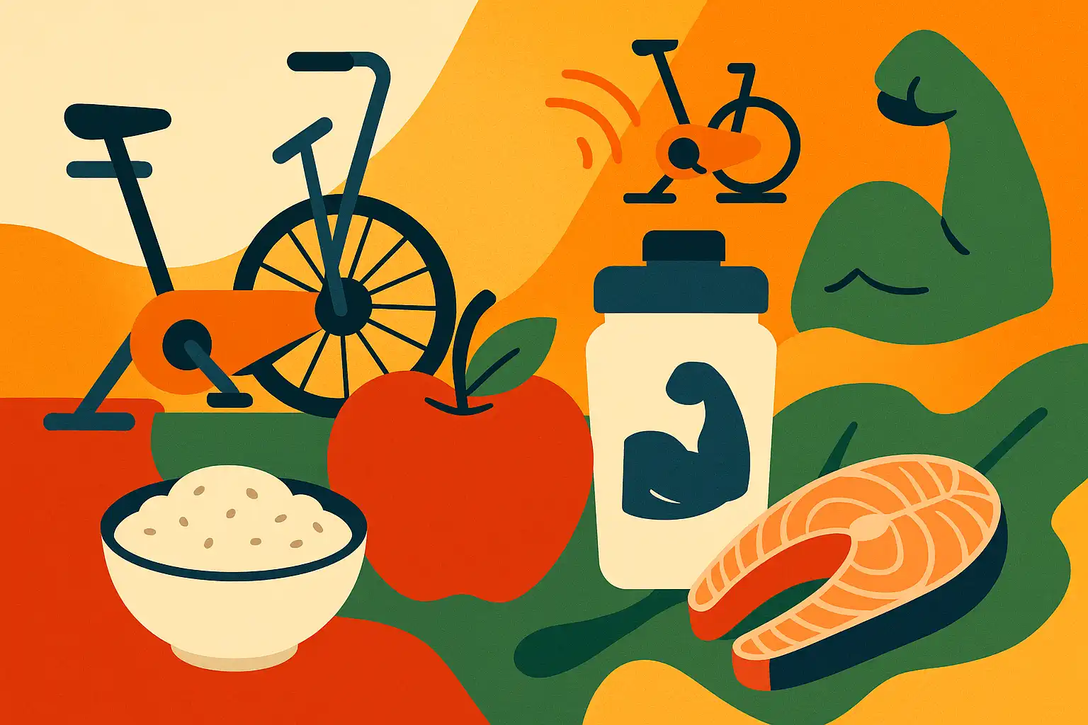 Eet je fit: de ideale pre- en post-workout voeding voor knalharde airbike-sessies
