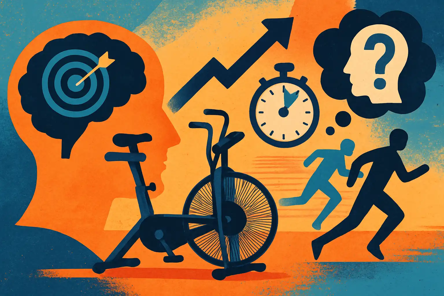 Het mentale spel van airbike-races: zo train je tactiek, pacing en racepsychologie