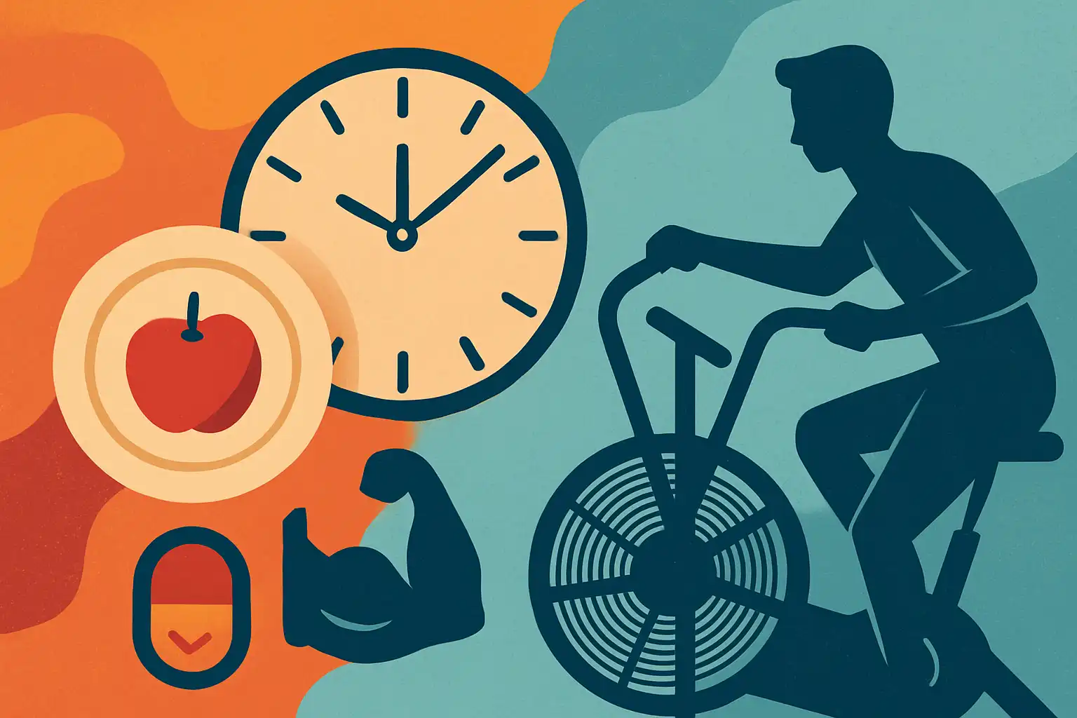 Intermitterend vasten en de airbike: zo train je slimmer voor vetverlies zonder spierafbraak