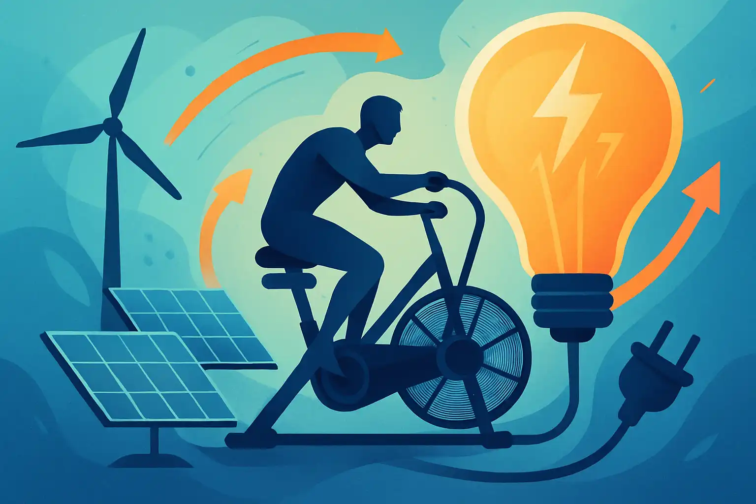 Maak van je airbike een mini-energiecentrale: zo wek je stroom tijdens het trainen