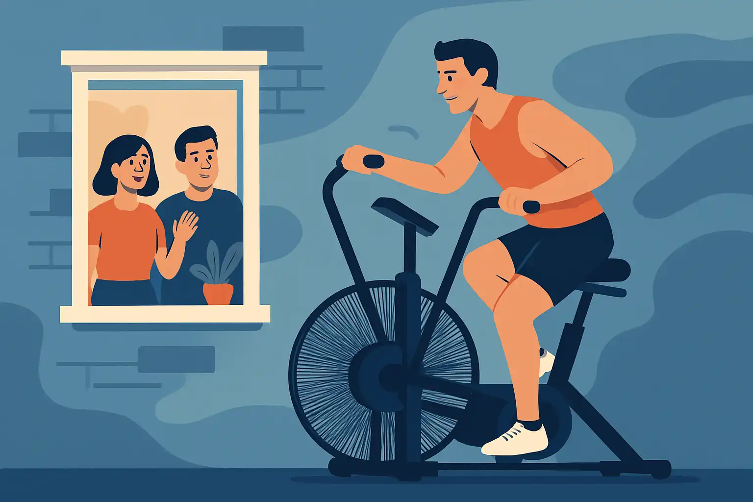 Zo houd je je buren blij: airbike-etiquette voor appartementstrainingen