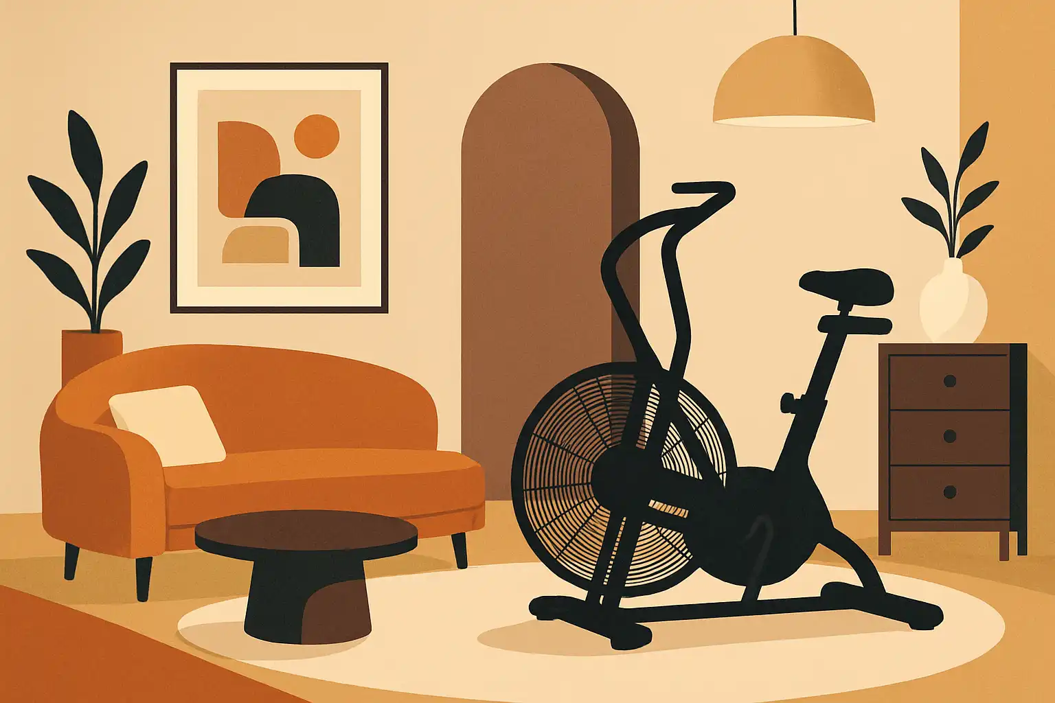 Zo maak je van je woonkamer een boutique studio: styling- en indelingstips voor je airbike