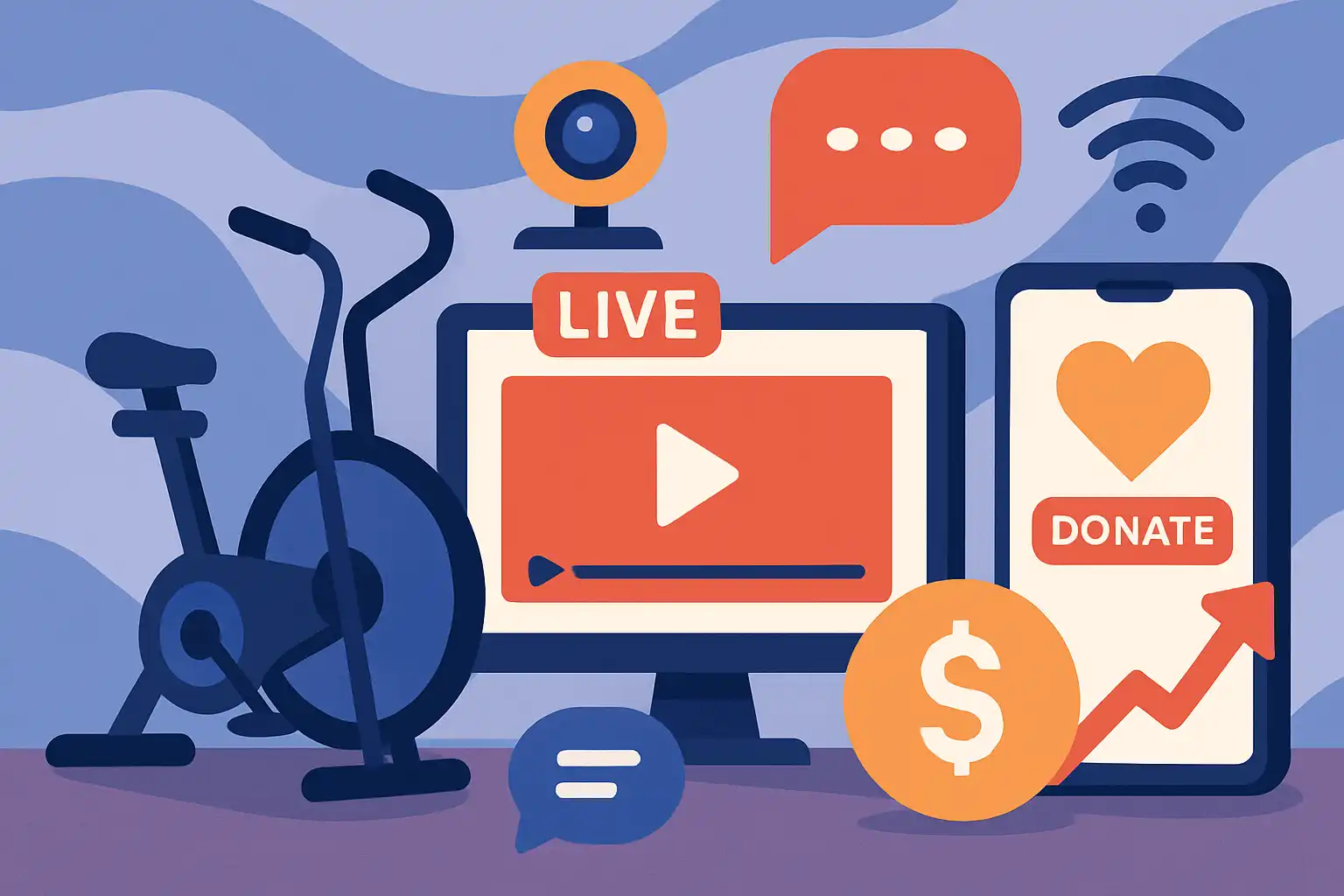 Zo organiseer je een airbike-livestream voor goede doelen: stappenplan voor bereik en donaties