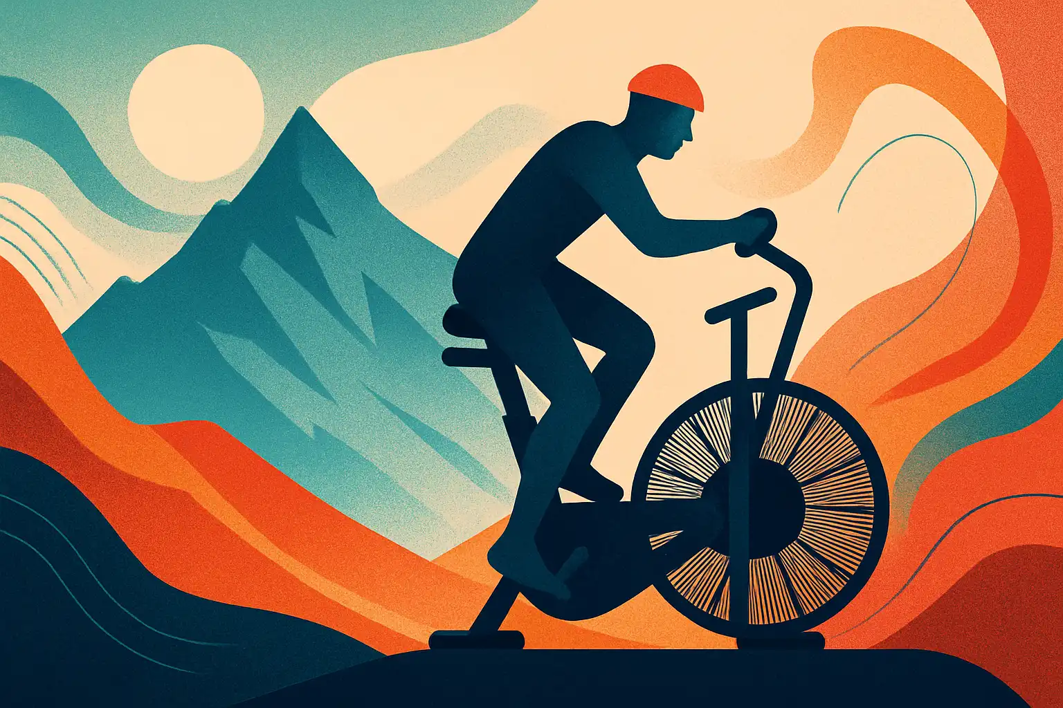 Zo simuleer je bergtraining op de airbike en word je een sterkere fietser