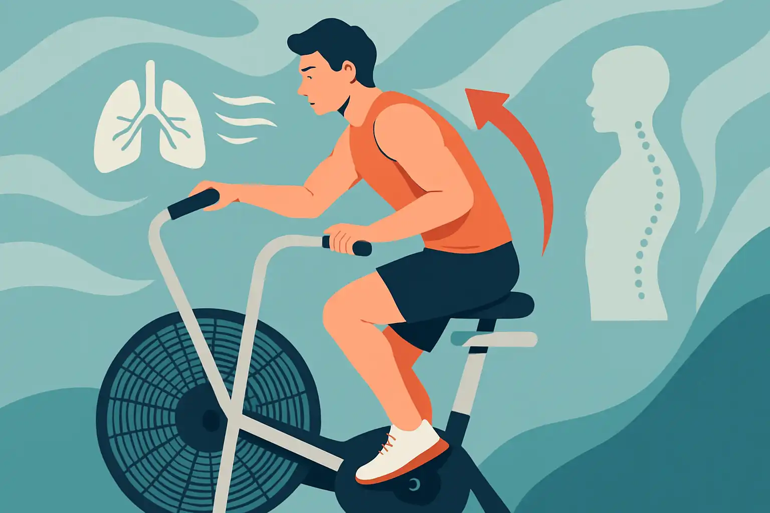 Zo verbeter je ademhaling en houding op de airbike voor meer vermogen en minder vermoeidheid