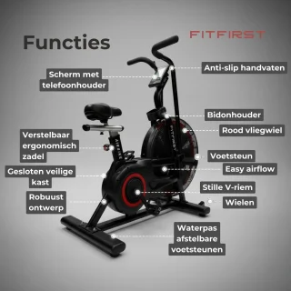 FitFirst AirBike X-65 Max Hometrainer