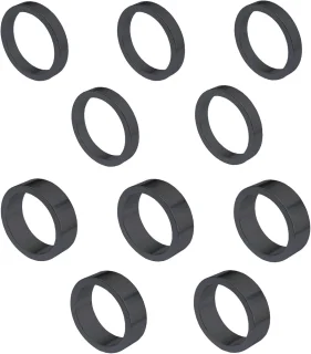 De Wolf 10-voudige kopafdichting (zwart, 25,4 mm) in één oogopslag