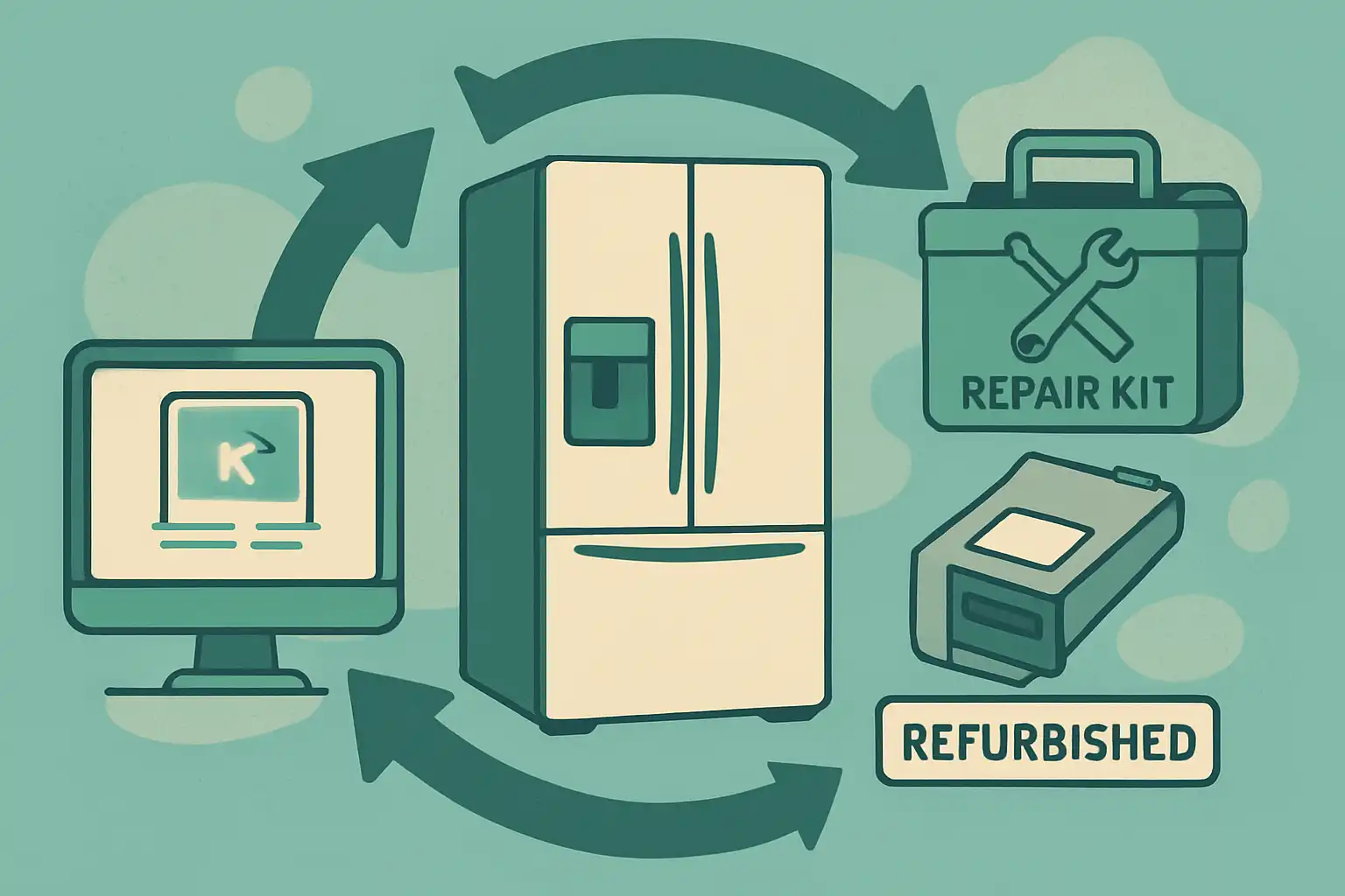 De circulaire Amerikaanse koelkast: hoe ruilplatforms, reparatiekits en refurbished onderdelen de markt veranderen