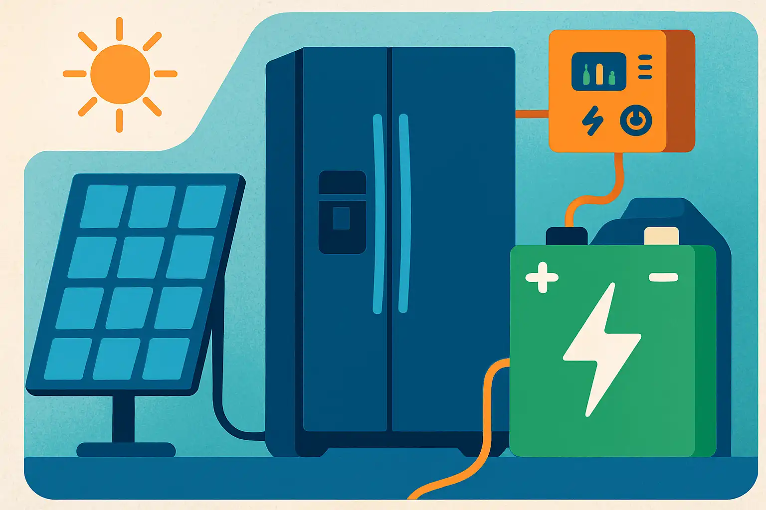 Kan een amerikaanse koelkast op een thuisbatterij? zo bereken je de backuptijd en kies je de juiste inverter